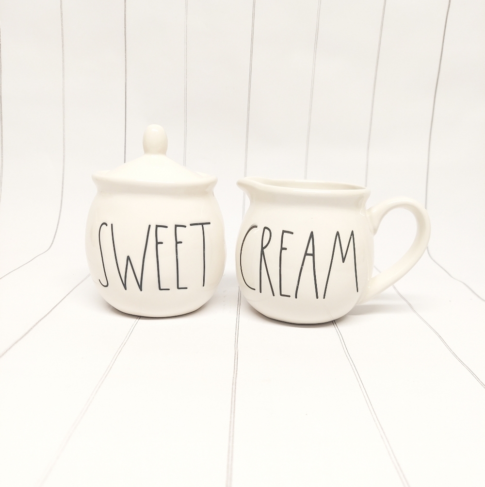 Rae Dunn Sweet and Cream Set